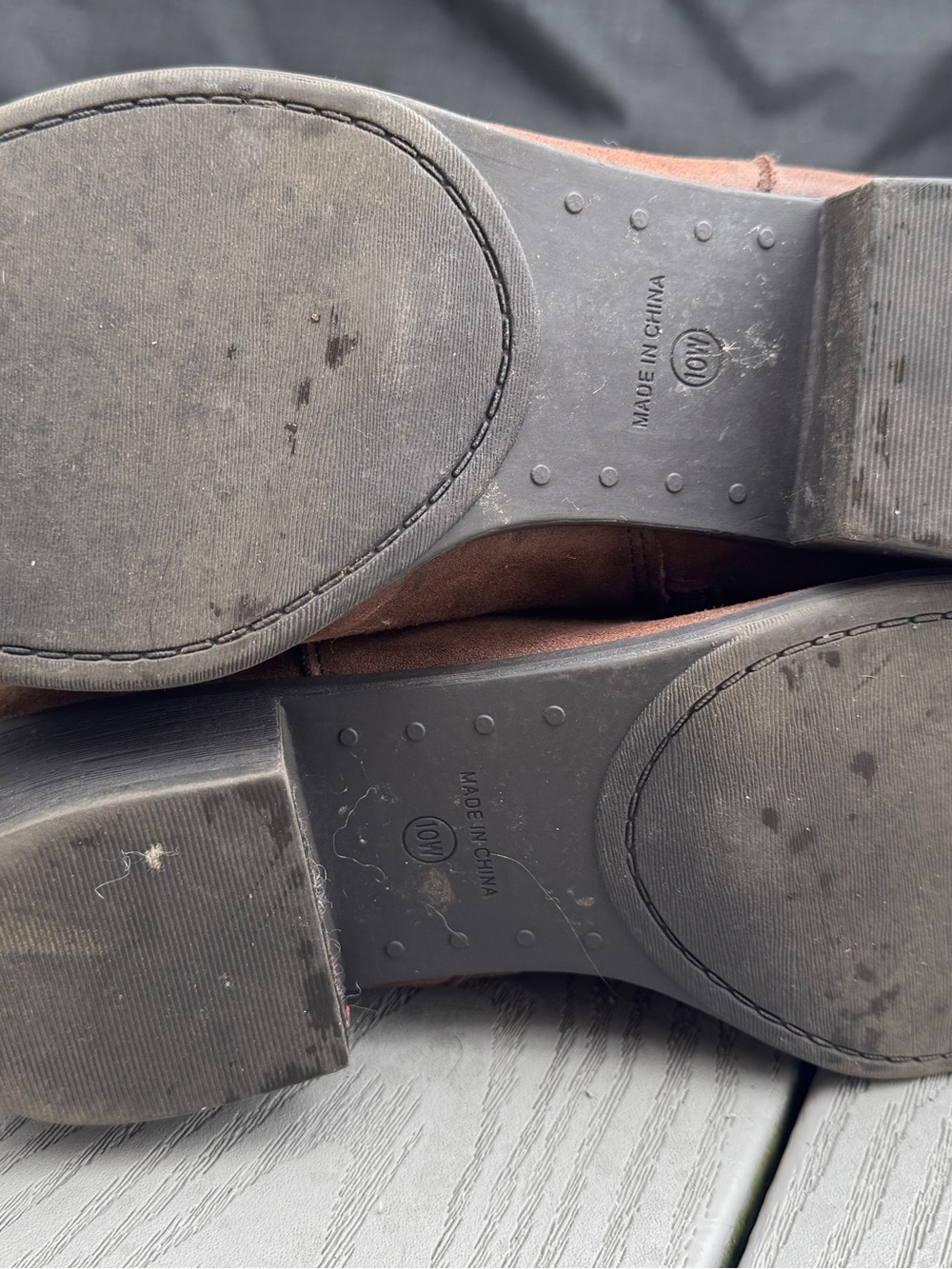 Avenue Cloudwalkers Brown Suede Ankle Boots with Stud & Buckle Detail - Picture 5 of 6